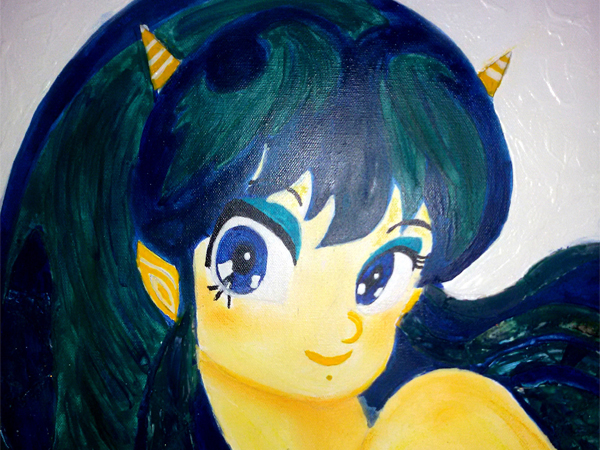  Quadri Pop Art di Carla Bertoli - LAMU Dedicated to Rumiko Takahashi - Mixed Technique 40x40 - 2018